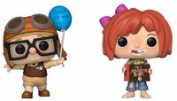 0 2 Pack: Carl & Ellie 2019 San Diego Comic Con / BoxLunch Up Funko pop