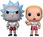 0 Buff Rick and Buff Summer 2 Pack Target/ECCC Rick & Morty Funko pop