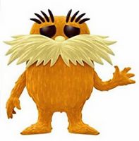 11 Flocked Lorax SDCC 17 Dr. Seuss Funko pop