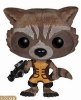 48 Flocked Rocket Raccoon SDCC 2014 Guardians of The Galaxy Funko pop