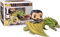 67 Jon Snow w/ Rhaegal (In GOT and Rides Series) Game of Thrones Funko pop