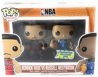 0 Derrick Rose vs Russell Sports NBA Funko pop