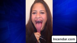 Young Florida woman hopes her long tongue will break Guinness World Record